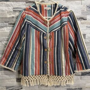 Coldwater Creek Tassel Jacke  sz-M